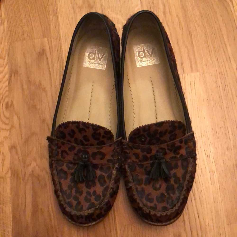 Dolce Vita animal print loafer